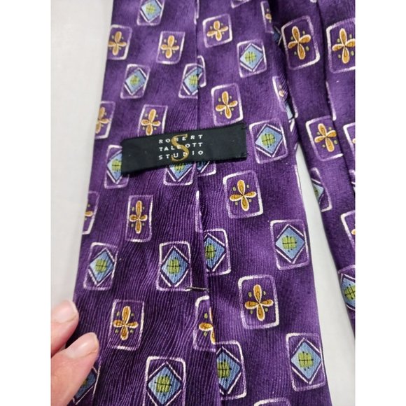 Robert Talbott Studio Hand Sewn Imported Silk Made in the USA Men's Tie - Picture 2 of 6